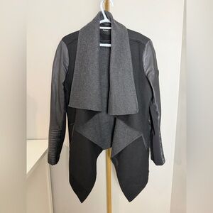 Rudsak Jacket - Lambskin Sleeves & Cascading Collar